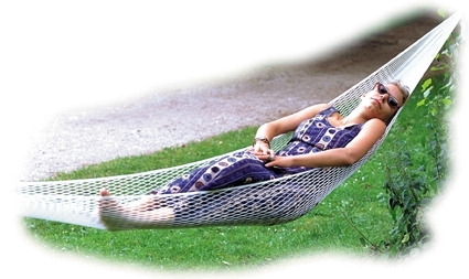 Pocket hammock - 2,2 m with security weave