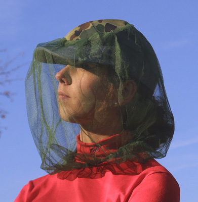 Basic Nature Mosquito hat net - ultra fine mesh, green