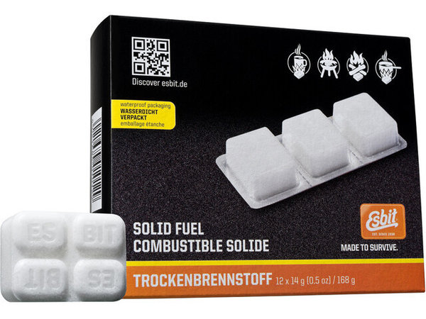 SOLID FUEL TABLETS 12 X 14G 00101200