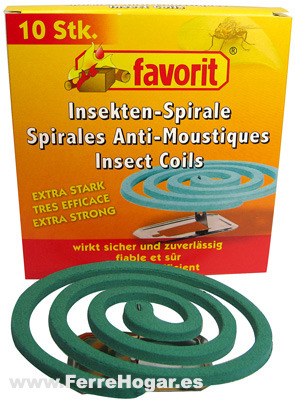10 Espirales AntiMosquitos Favorit
