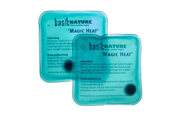 BasicNature Calientamanos Magic Heat Reutilizable 2 unidades 020160