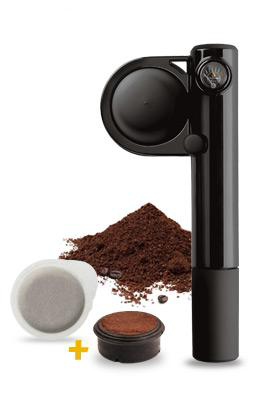 Handpresso "Pump" Negro para café molido y monodosis E.S.E.