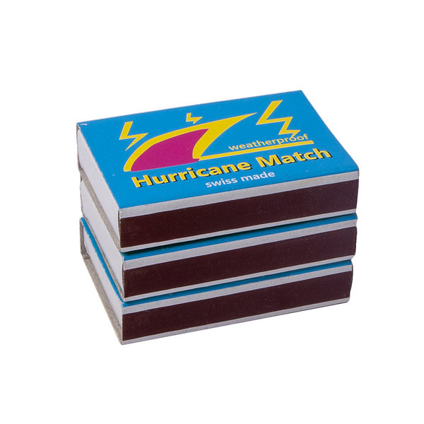 Origin Outdoors Waterproof storm matches - 3 boxes