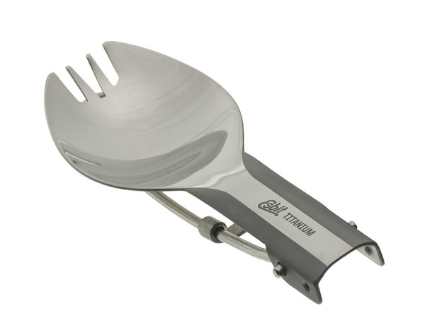 Cuchara-Tenedor Plegable de Titanio Esbit FSP18-TI