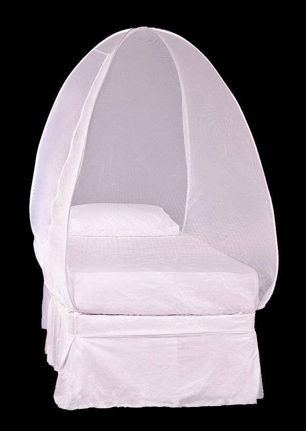 Mosquitera "Mosinet Pop Up Bed Net" Impregnada Blanca Pyramid SI198