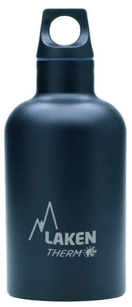 Botella Termo "Futura" 0,35 L Negro Laken TE3N