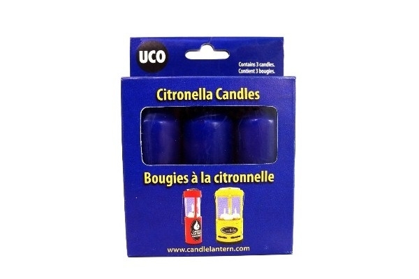 UCO Candles, fill up - 3 pieces, citronella