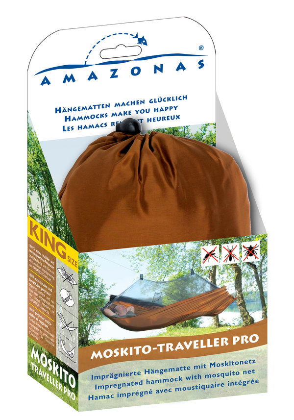 Hamaca Mosquitera Impregnada 'Mosquito Traveller Pro' Amazonas 1030210