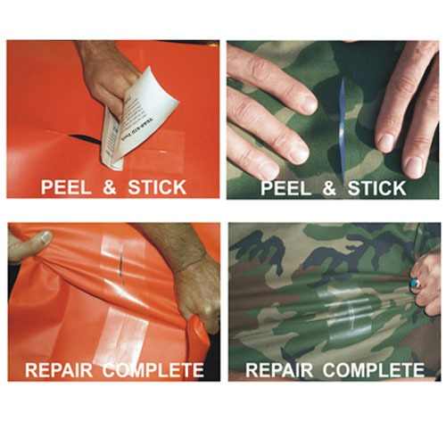 Tear-Aid Kit Tipo A 7,6 cm x 30 cm Parche Reparador Auto Adhesivo