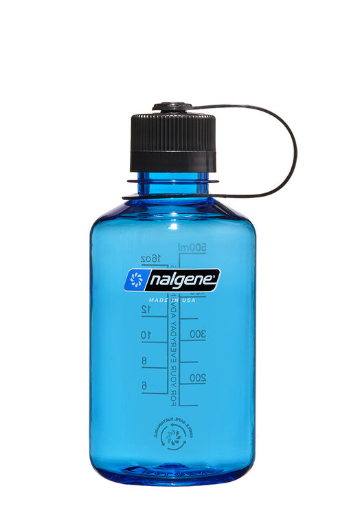 Nalgene Sustain Botella 500ml Azul boca estrecha 50% de contenido reciclado 2021-1232