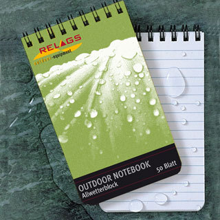 Cuaderno Outdoor a prueba de Agua 13,5 X 7,7 cm Relags 389680