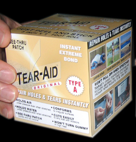Tear-Aid Rollo Tipo A 7,6 cm x 1,5 mtr. Parche Reparador Auto Adhesivo 020030A