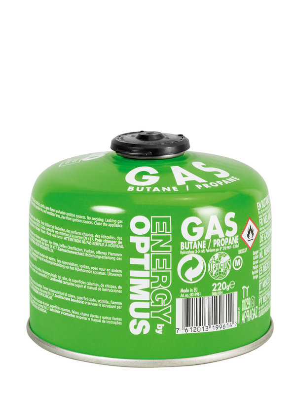 Optimus self-sealing gas cartridge - 230 g