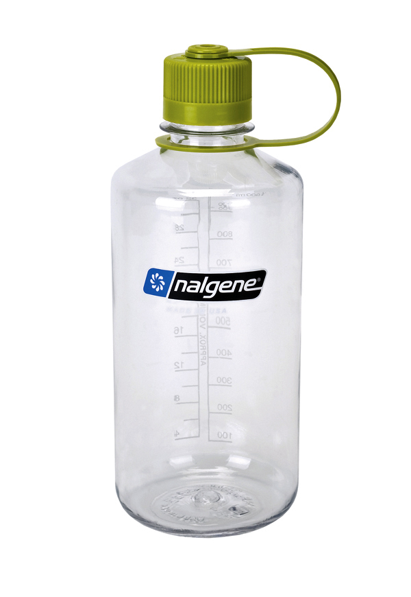 Nalgene Sustain Botella reutilizable 1L Transparente boca estrecha 50% contenido reciclado 2021-1432