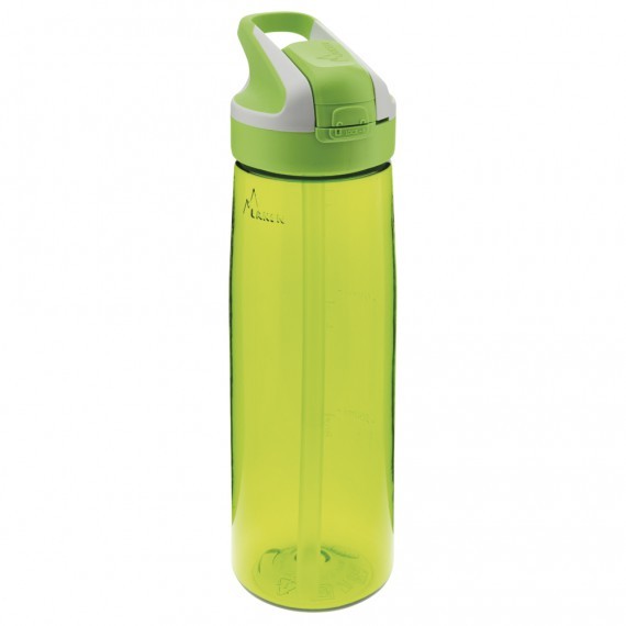 Tritan bottle 0,75 L. Summit cap green