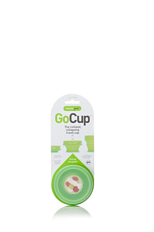 Vaso Plegable "GoCup" 118ml verde Humangear HG0310