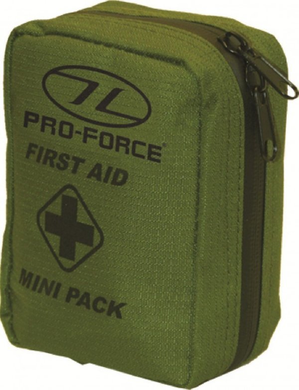Botiquín Primeros Auxilios "Mini Pack" Verde Highlander Pro-Force FA103
