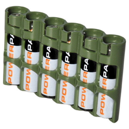 STORACELL SlimLine AAA Battery Holder (Military Green)