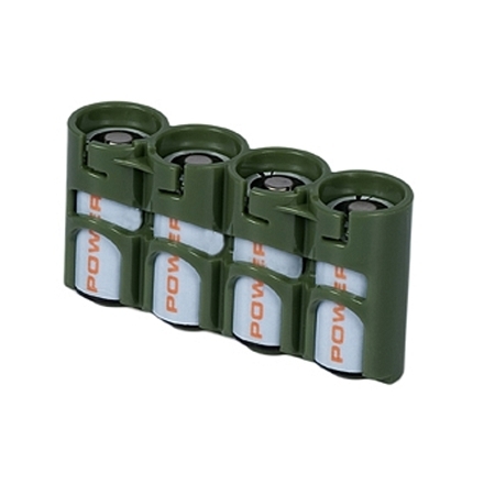 STORACELL SlimLine CR123 Battery Holder (Military Green)