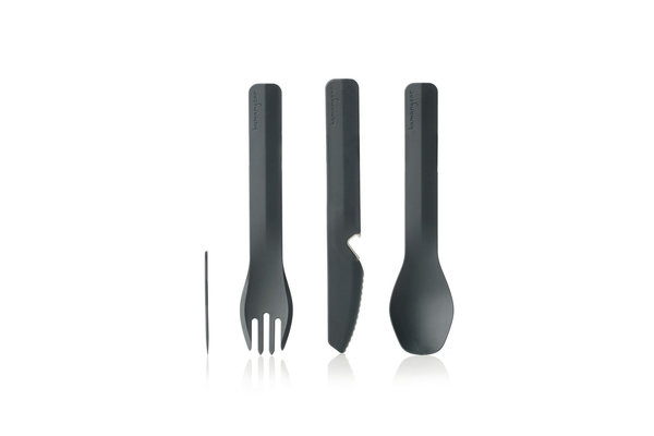 humangear cutlery 'GoBites TRIO' - grey