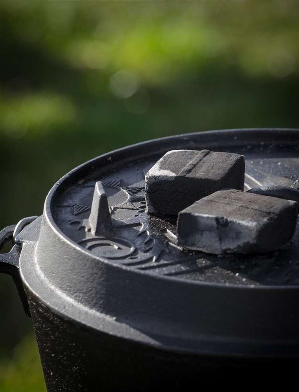 Petromax Cabix Plus. Briquetas de Carbón de Coco para su uso en barbacoa y Horno Holandés.