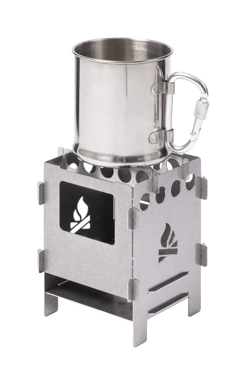 BUSHBOX OUTDOOR POCKET STOVE. Our famous multi-fuel pocket stove.