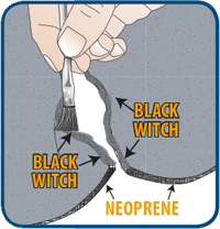 Gear Aid Black Witch Aquasure + NEO. Adhesivo de Neopreno de secado rápido 28 ml 14324
