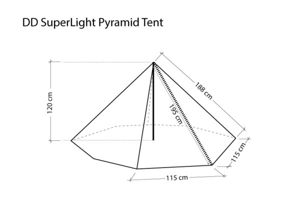 Tienda DD "SuperLight Pyramid" DD Hammocks
