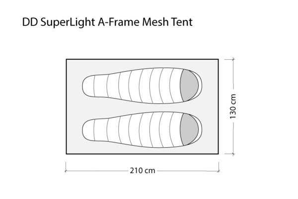 Tienda DD "SuperLight A-Frame Mesh Tent" DD Hammocks