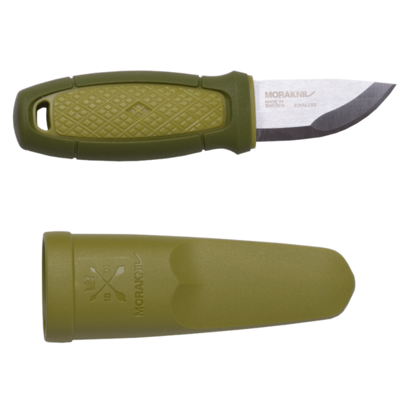 MoraKniv Eldris Neck Knife Green, Fire Starter Kit 12633