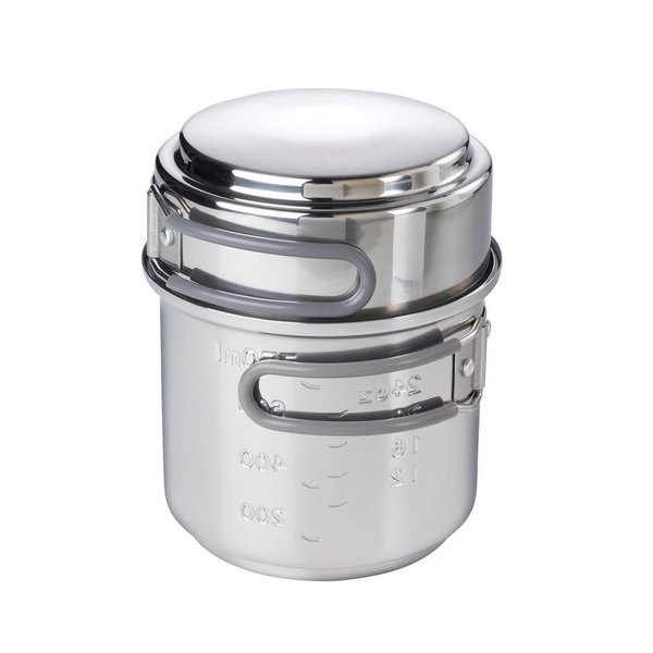 Cook Set With Alcohol Burner (Pots Made of Stainless Steel) CS985ST