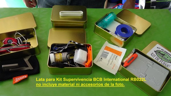 Lata para Kit Supervivencia BCB International RB022L