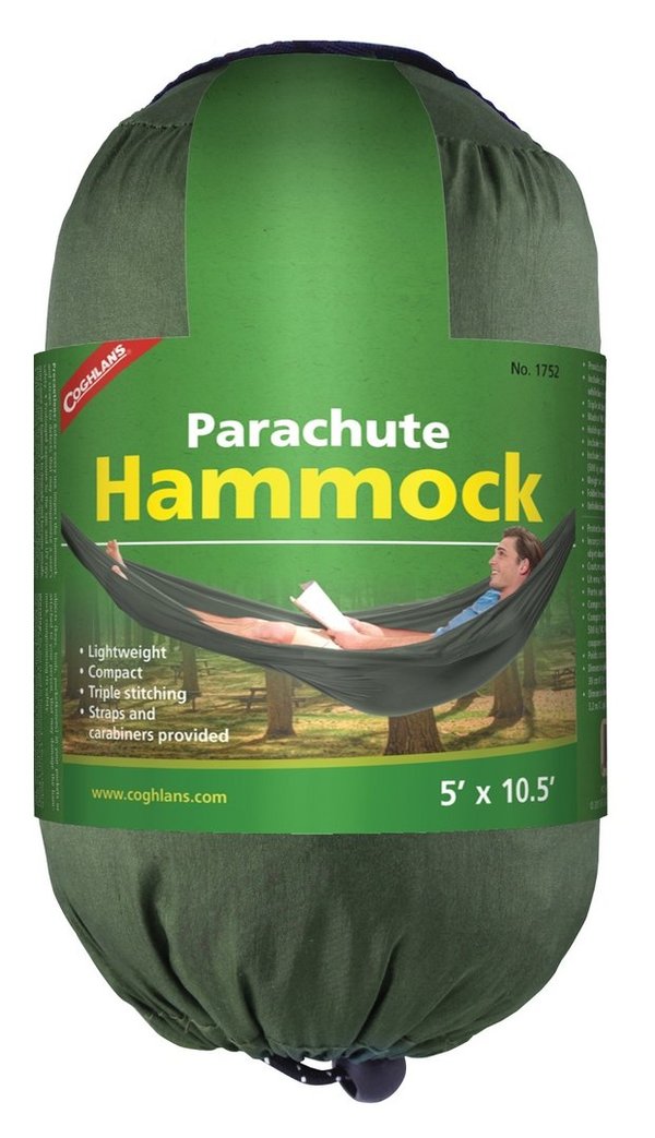 Coghlans Hammock 'Parachute' - single, green