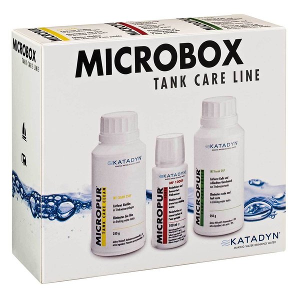 Microbox Kit para Desinfección y Eliminación de Algas en Depósitos de Aguas Limpias Katadyn 8013696