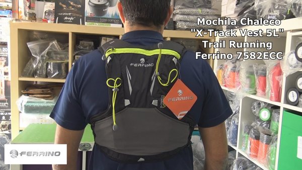 Mochila "X-Track Vest 5L" Trail Running Ferrino 7582ECC