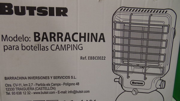 Infrared portable heater MOD. Barrachina