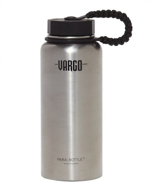 Vargo Wasserflasche 'Para Iso' - Edelstahl 0,95 L natur