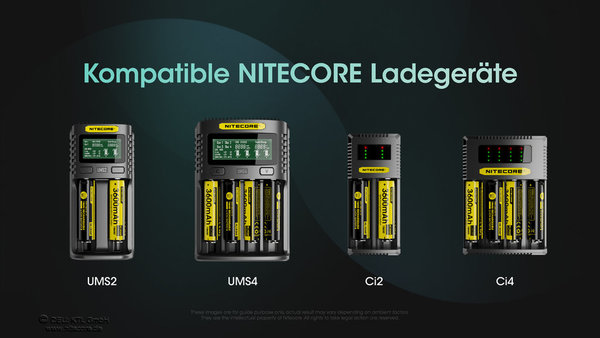 Batería Recargable Micro-USB 18650 3600mAh Nitecore NL1836R