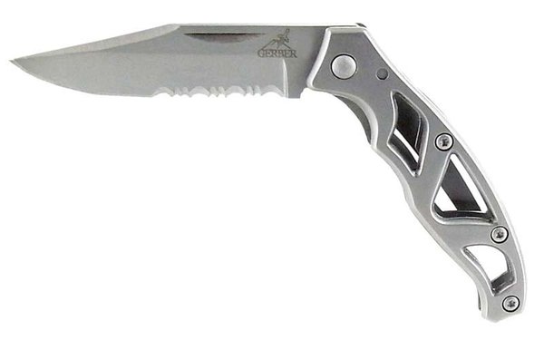 Paraframe Mini serrated blade edge Gerber
