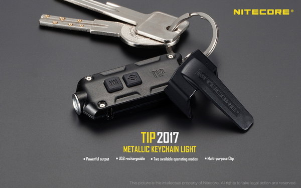 Nitecore TIP 2017 360 Lumen USB Rechargeable Green