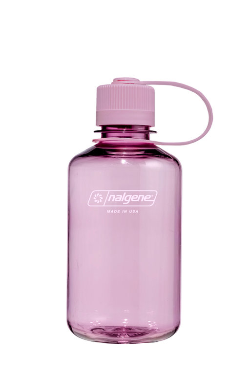 Nalgene Sustain Bottle 500ml Pink Cherry Blossom narrow mouth 50% recycled content 2021-0616
