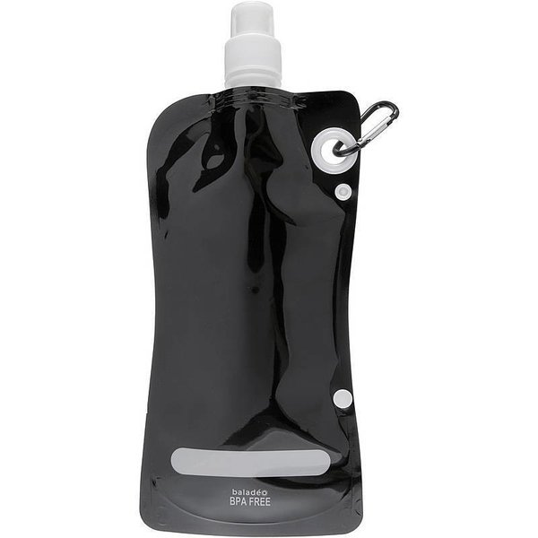 Botella Flexible de agua "Kinzig" 500 ml Black Baladéo PLR722