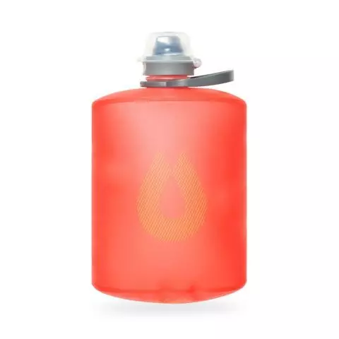 Botella de Agua Plegable Libre de BPA y PVC Stow 500 ml Rojo Hydrapak GS335SRN