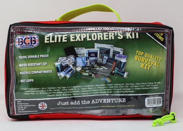 BCB Elite Explorer's. Kit supervivencia+Botiquín. No sabes cuándo una emergencia te aguarda. CK065