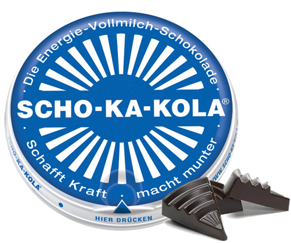 Scho-Ka-Kola Chocolate con leche - energético 100 g ref 3409