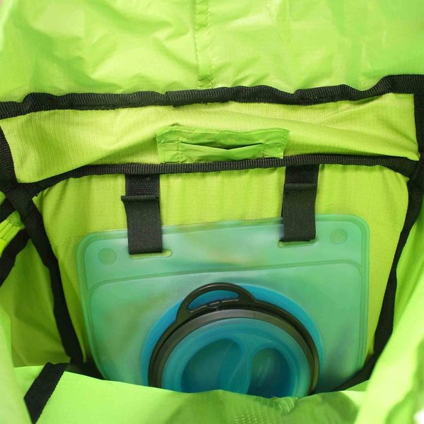 VERTICAL ADVENTURE 40L BACKPACK 18 LIME GREEN MIDNIGHT BLUE