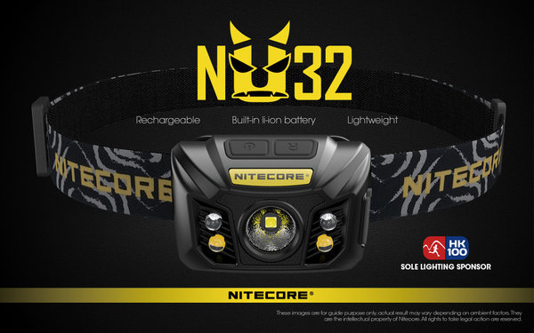 Nitecore NU32 550 Lúmens. Linterna Frontal LED Recargable