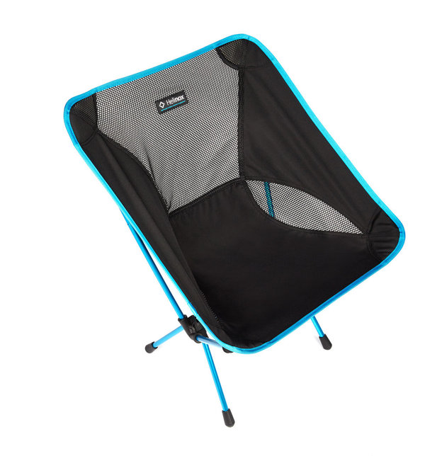 Helinox CHAIR ONE Negro-Azul. Silla de Camping Ultraligero Portátil Plegable 10001R1