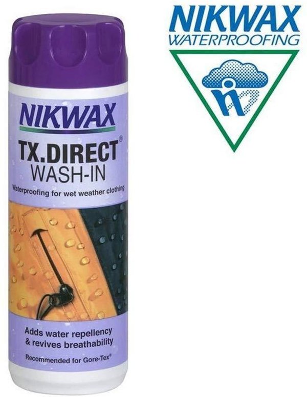 Nikwax Pack TECH WASH & TX DIRECT 2x300ml Pack para Lavado e Impermeabilizante ropa