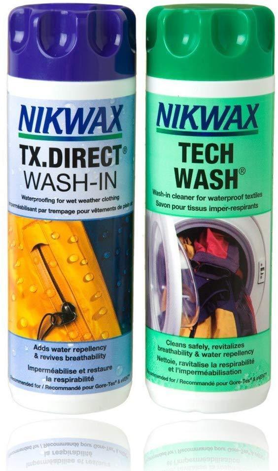 NIKWAX TECH WASH & TX DIRECT WASH IN TWIN PACK 300ML by Nikwax